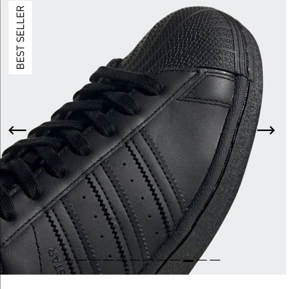 Original, Allstar Unisex Black Leather Adidas. - Picture 12 of 12